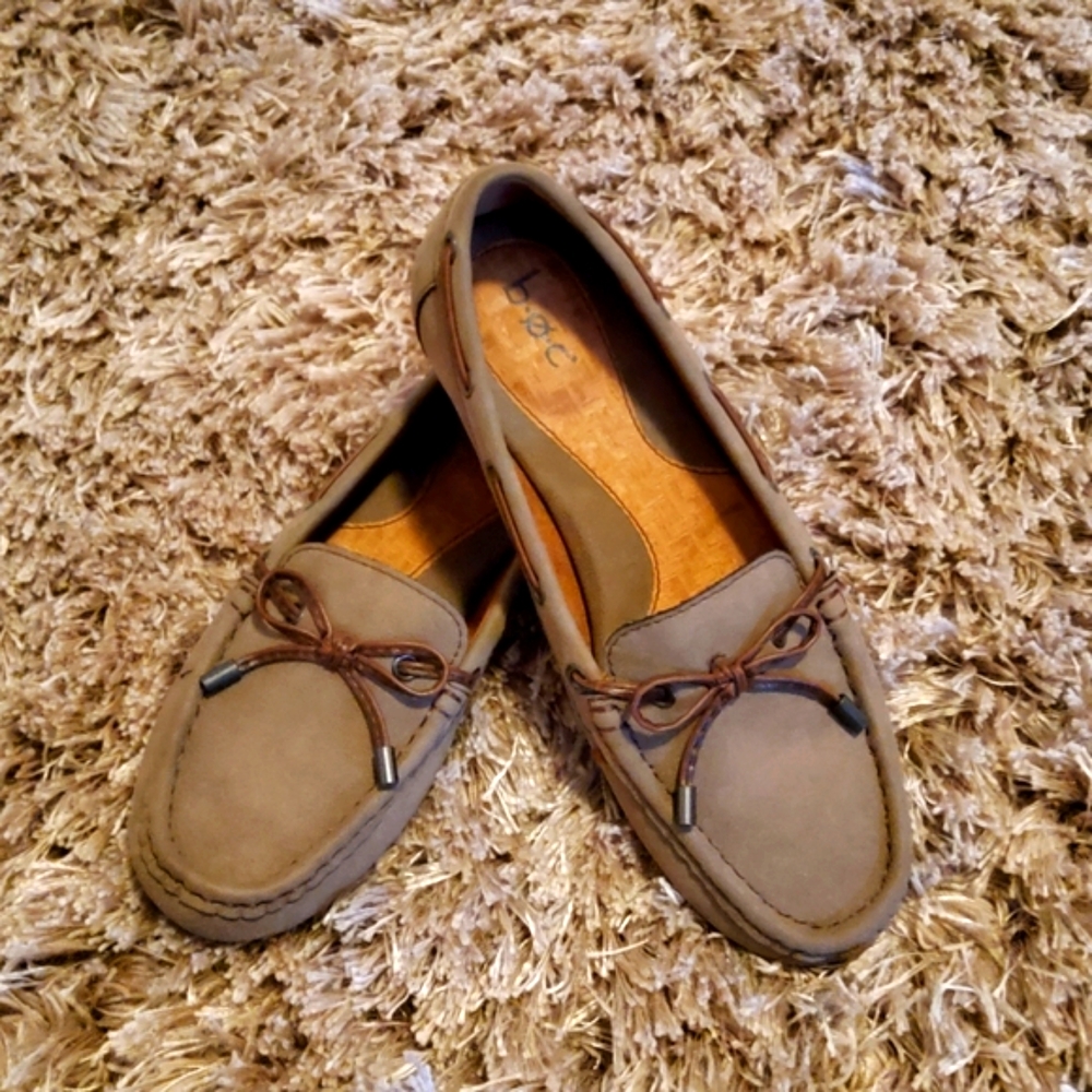 Boc Light Brown Loafer Shoes